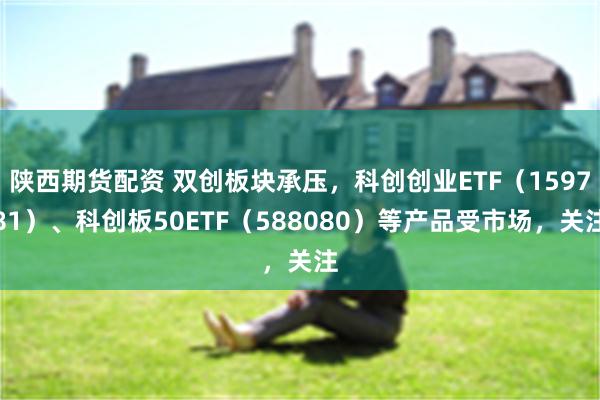 陕西期货配资 双创板块承压，科创创业ETF（159781）、科创板50ETF（588080）等产品受市场，关注